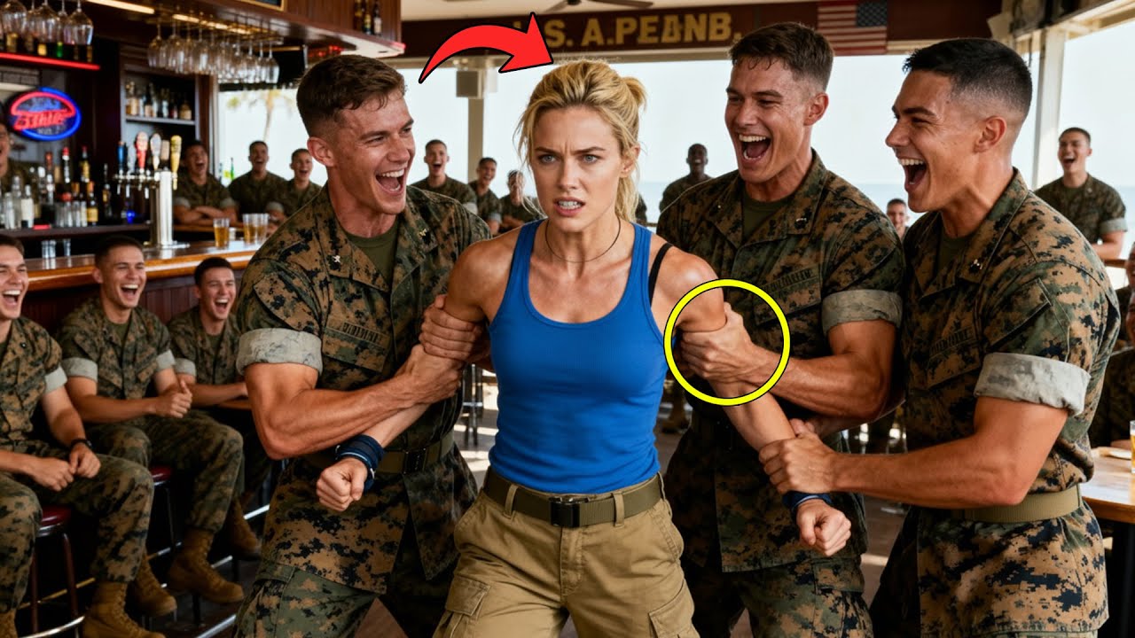 ‘No One Saving You Now!’ Marines Surrounded Her in a Bar, Unaware She’s a Navy SEAL