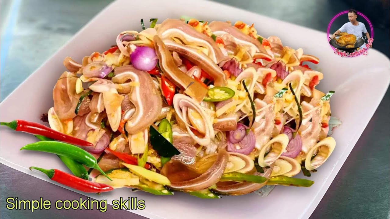 វិធីធ្វើជ្រក់ស្លឹកត្រចៀកជ្រូក