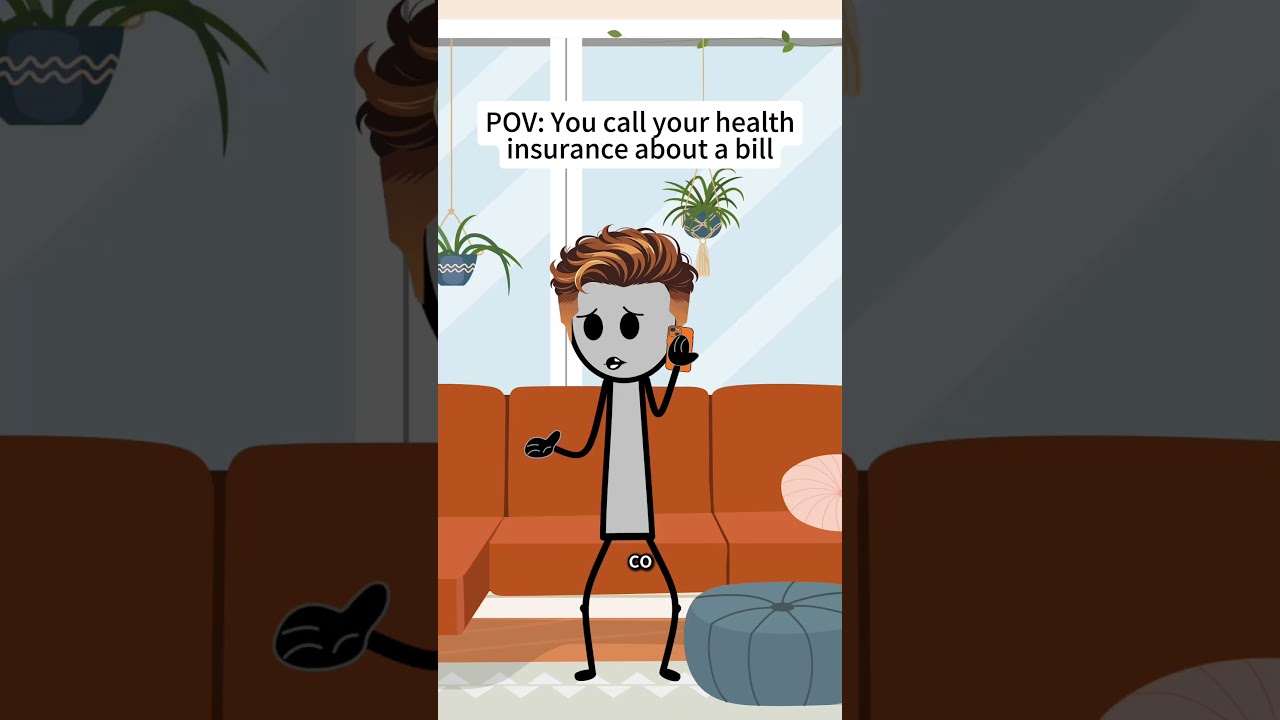 You get the opportunity to pay your deductible#fyp #healthcare  #medicalbills #animation
