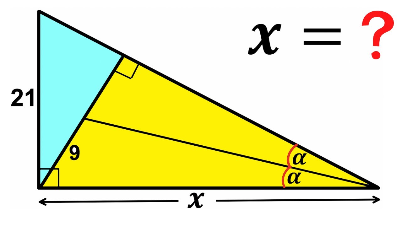 Can you find the side length X? | Trigonometry skills explained | (Easy explanation) | #math #maths