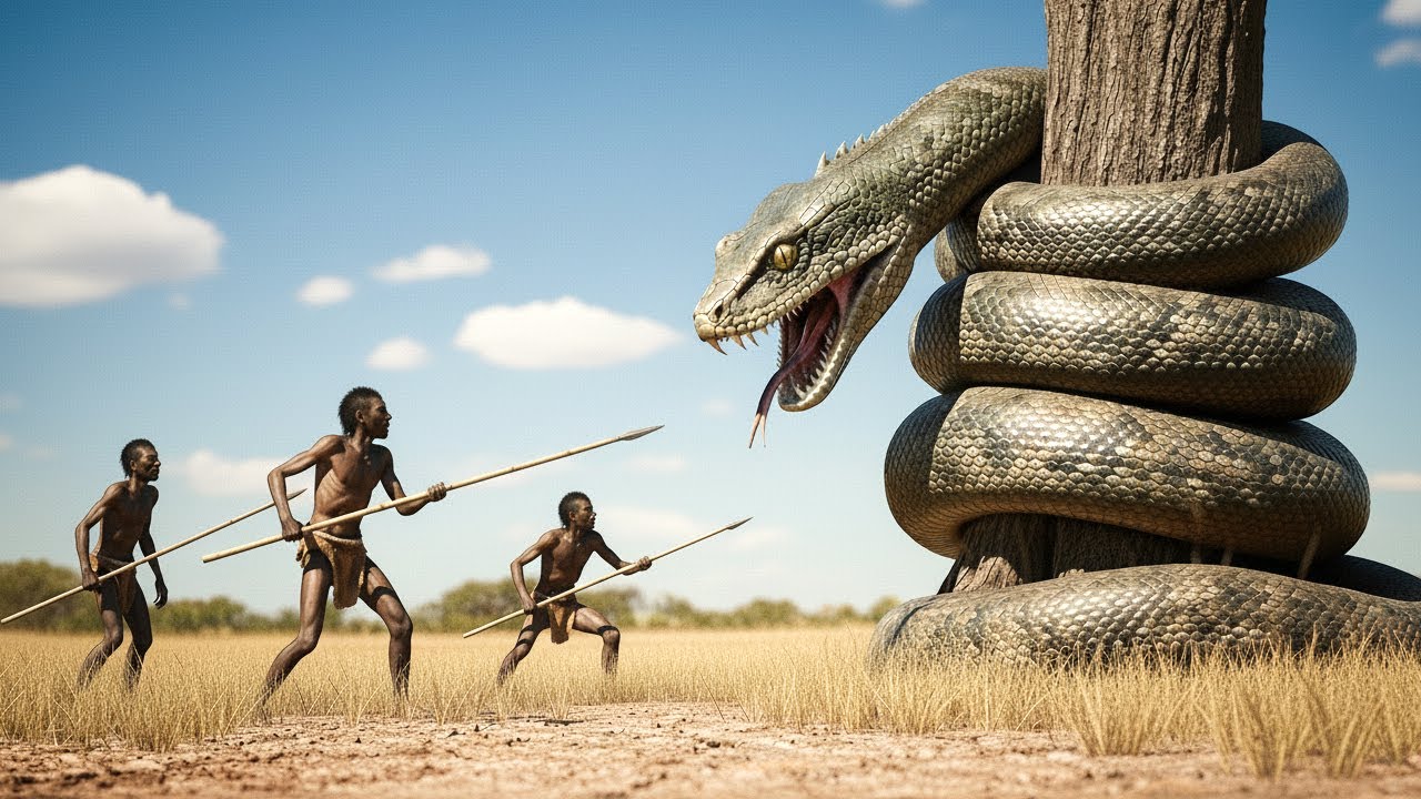 Life 3.7 Million Years Ago | Titanoboa Encounter with Prehistoric Humans