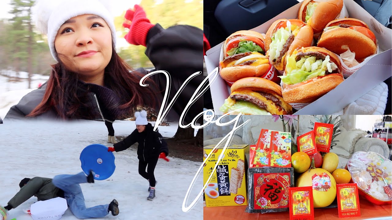 Tết ở Mỹ ... Té Xấp Mặt Lun nè | Weekly Vlog