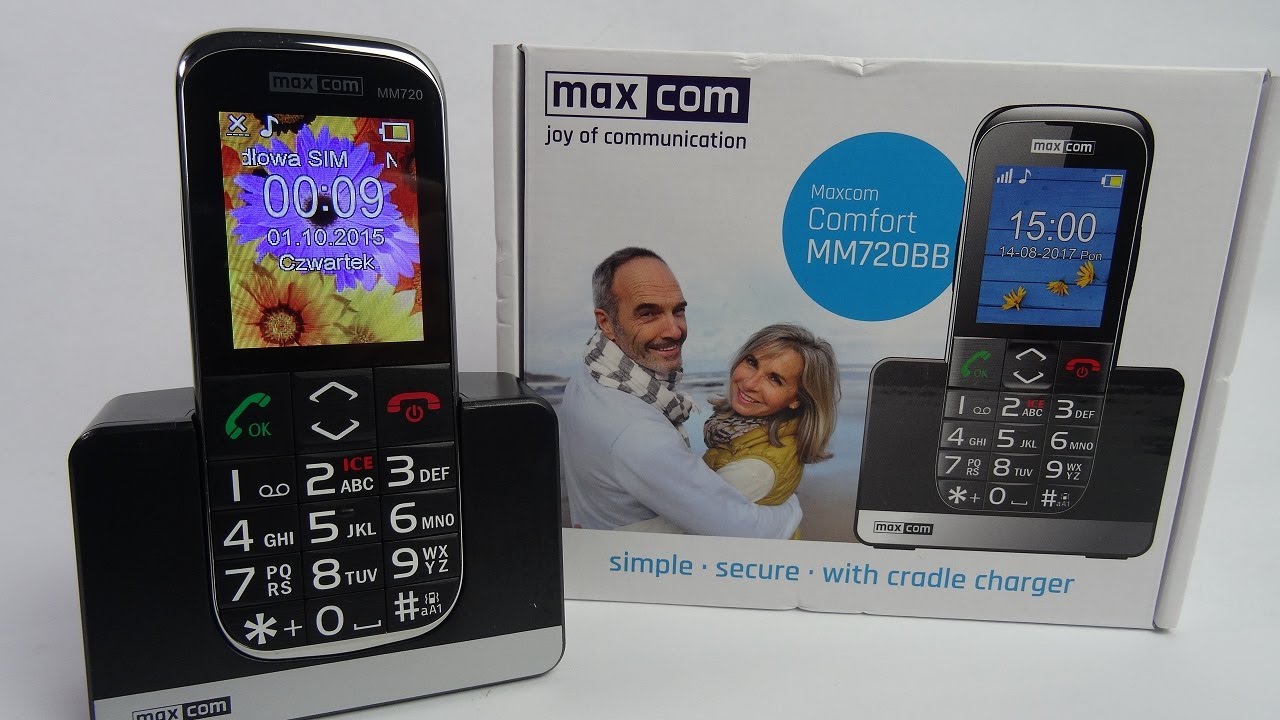 MAXCOM MM720  - Unboxing / Menu & Ringtones - Classic Phone