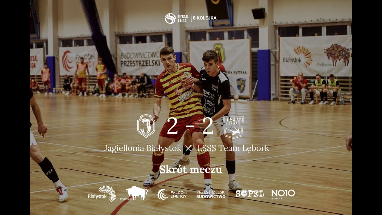 Jagiellonia Białystok - Team Lębork 2-2 | SKRÓT | 13.11.24 | 8 kolejka, 1 liga futsalu