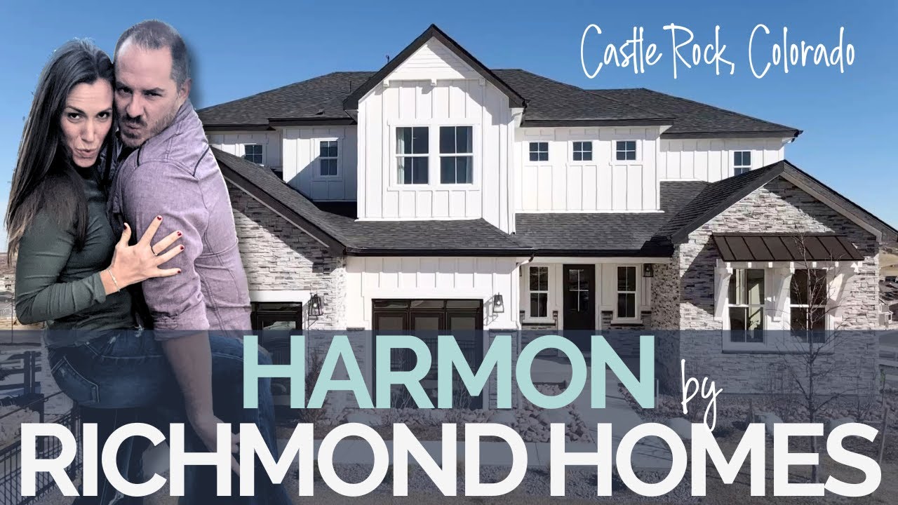 One of the Best CASTLE ROCK, COLORADO new builds - Harmon by Richmond homes - Full tour!