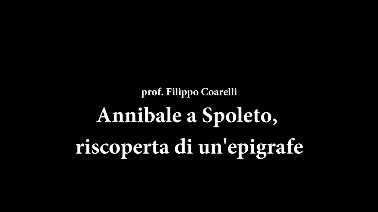 Annibale a Spoleto, riscoperta di un'epigrafe