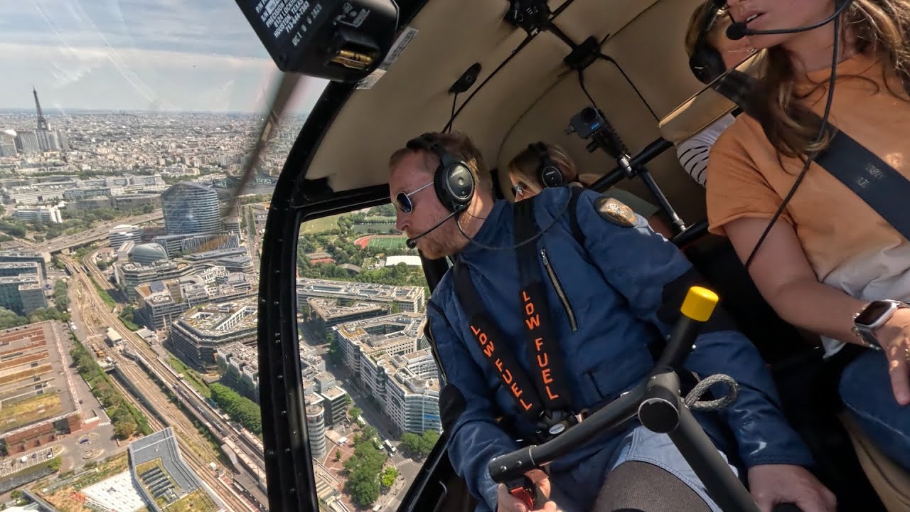 Tour de Paris en hélicoptère