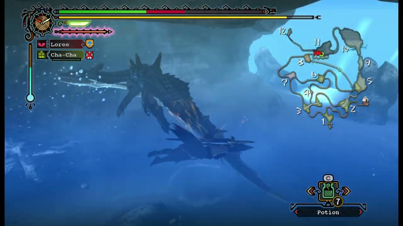 Monster Hunter Tri - Lagiacrus (Moga Village)