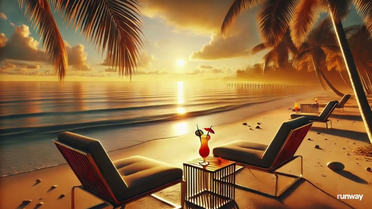 🌴 Relaxing Sunset Beach Chill House Music &ndash; 45 Minutes Mix for Focus, Study & Relax