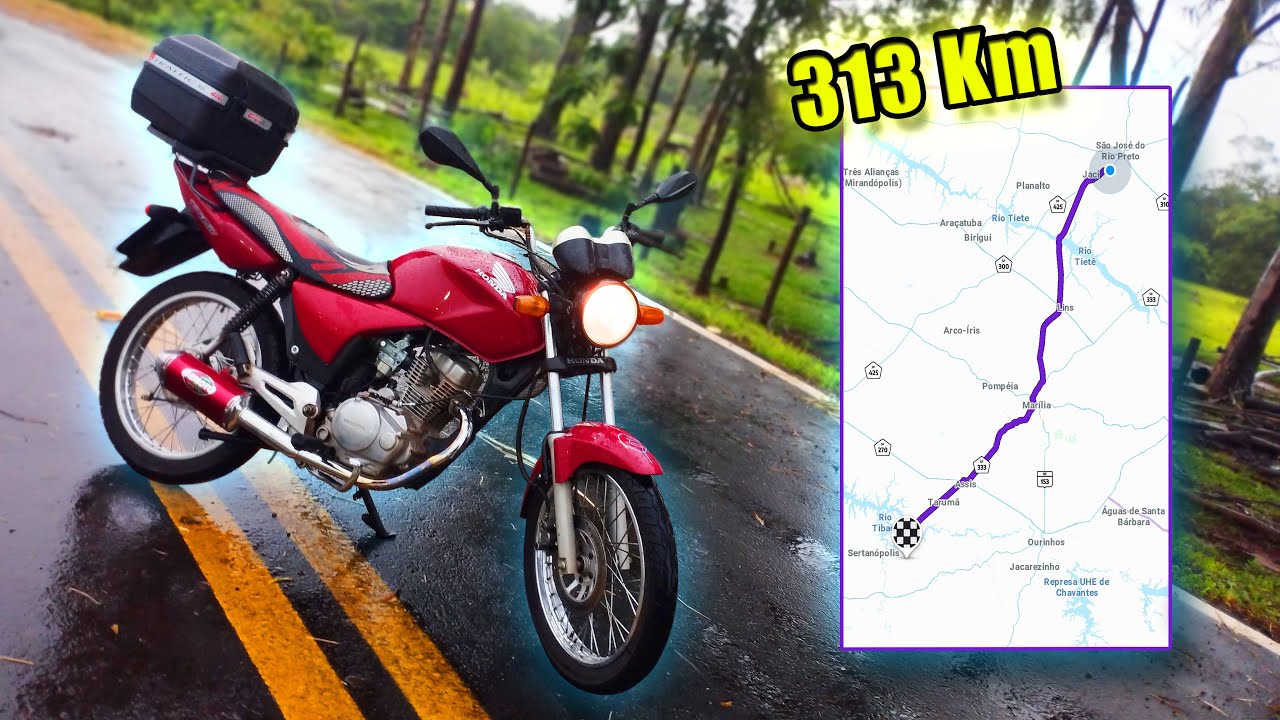 PRIMEIRA VIAGEM COM A CG TITAN 150 2005 😎 *Vlog de 1 hora*