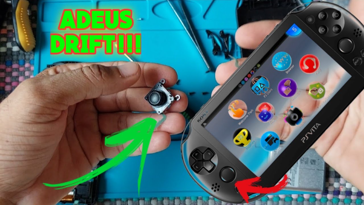 Ps Vita Slim Trocando Analógico