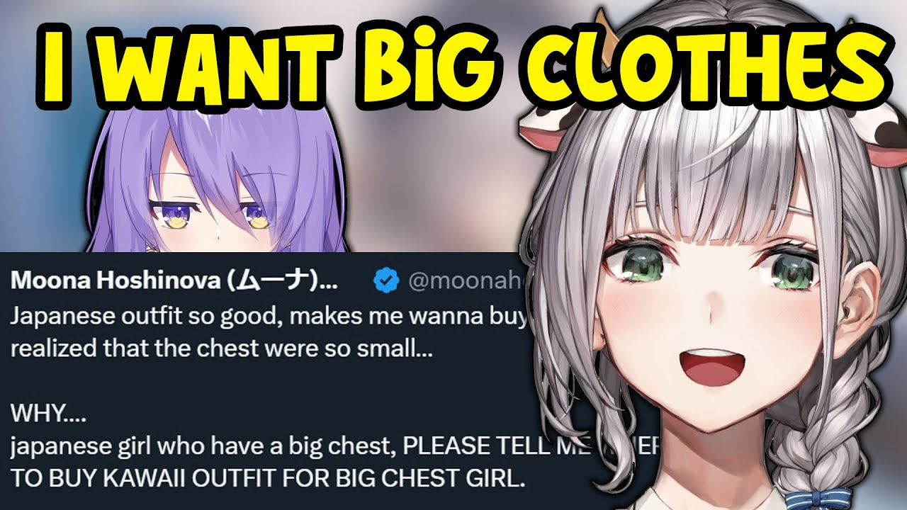 Noel received a discord message from Moona looking for a large T-shirt [Hololive]