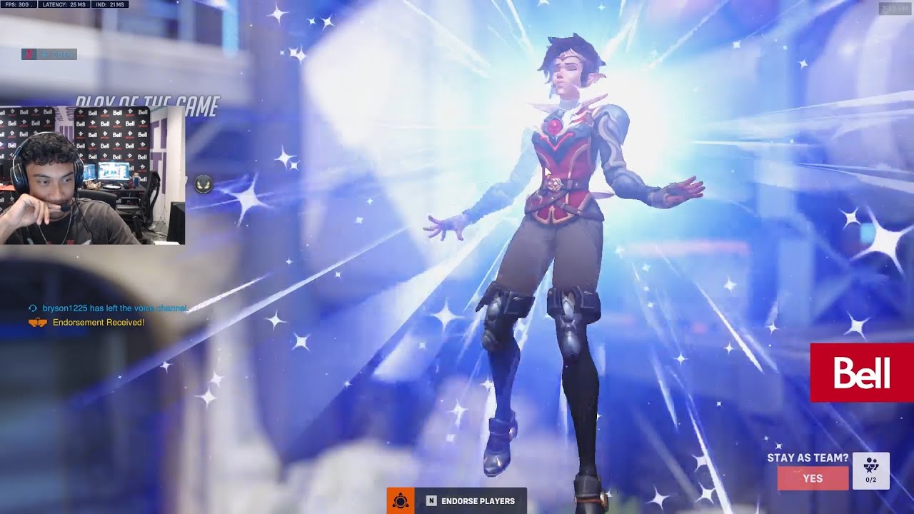 POTG! Sugarfree Tracer Season 12 Top 500 Gameplay Overwatch 2