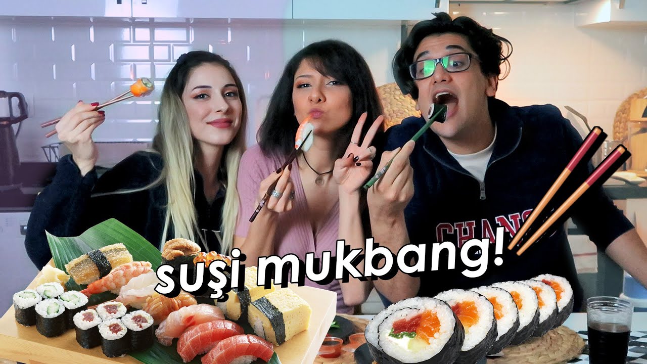 SOHBETLİ SUŞİ MUKBANG!🍣🥢 | Suşi Nasıl Yenir, Flört, Burçlar, İlişkiler ve Anılarımız