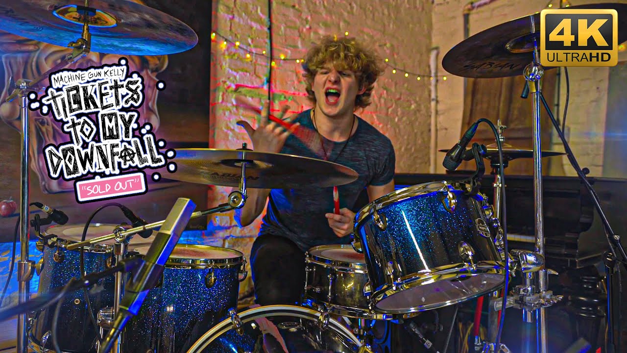 Machine Gun Kelly - Drunk Face ft. Travis Barker - Drum Cover | (4K)