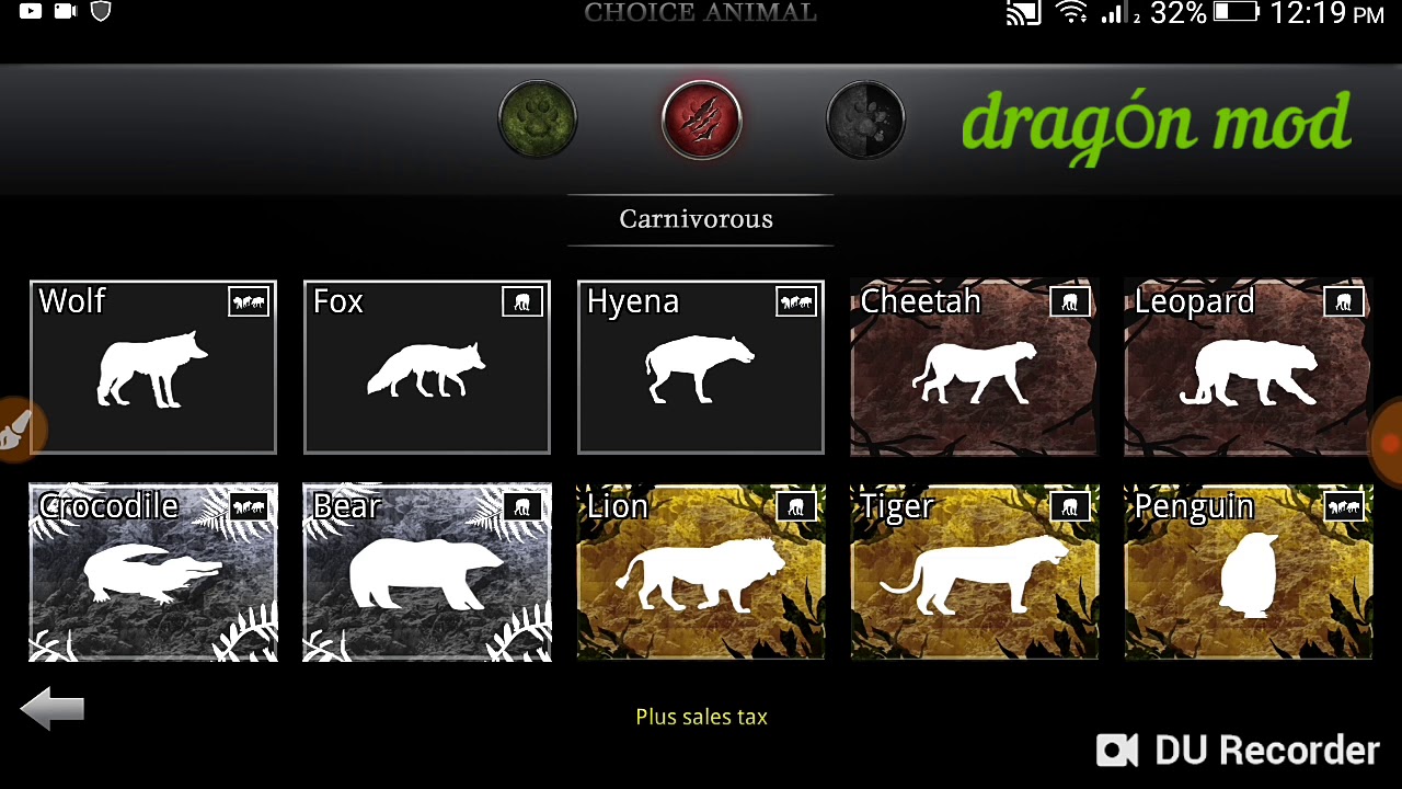 Wild animals online mods (leer toda la descripción)