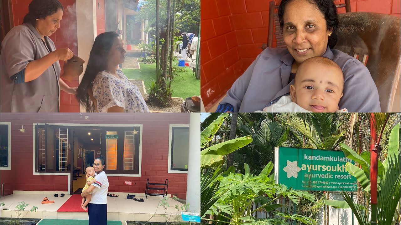 My post delivery treatment story❣️❣️😎@Kandamkulathy Ayursoukyam Ayurvedic Resort - Kerala