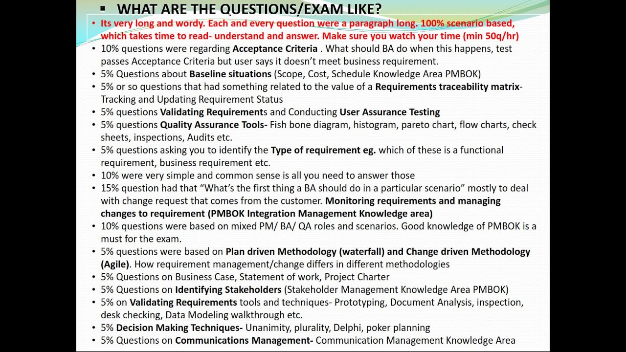 PMI PBA Exam Review and Tips
