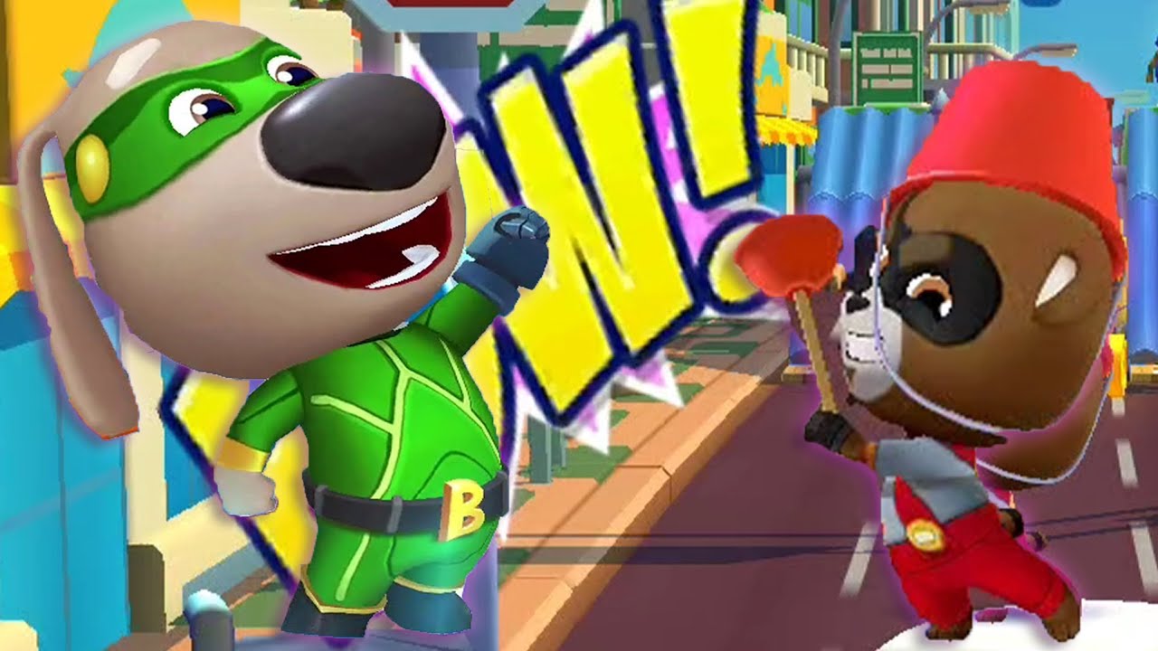 Talking Tom Hero Dash - Ben - Full screen - Gameplay, Android - LILU