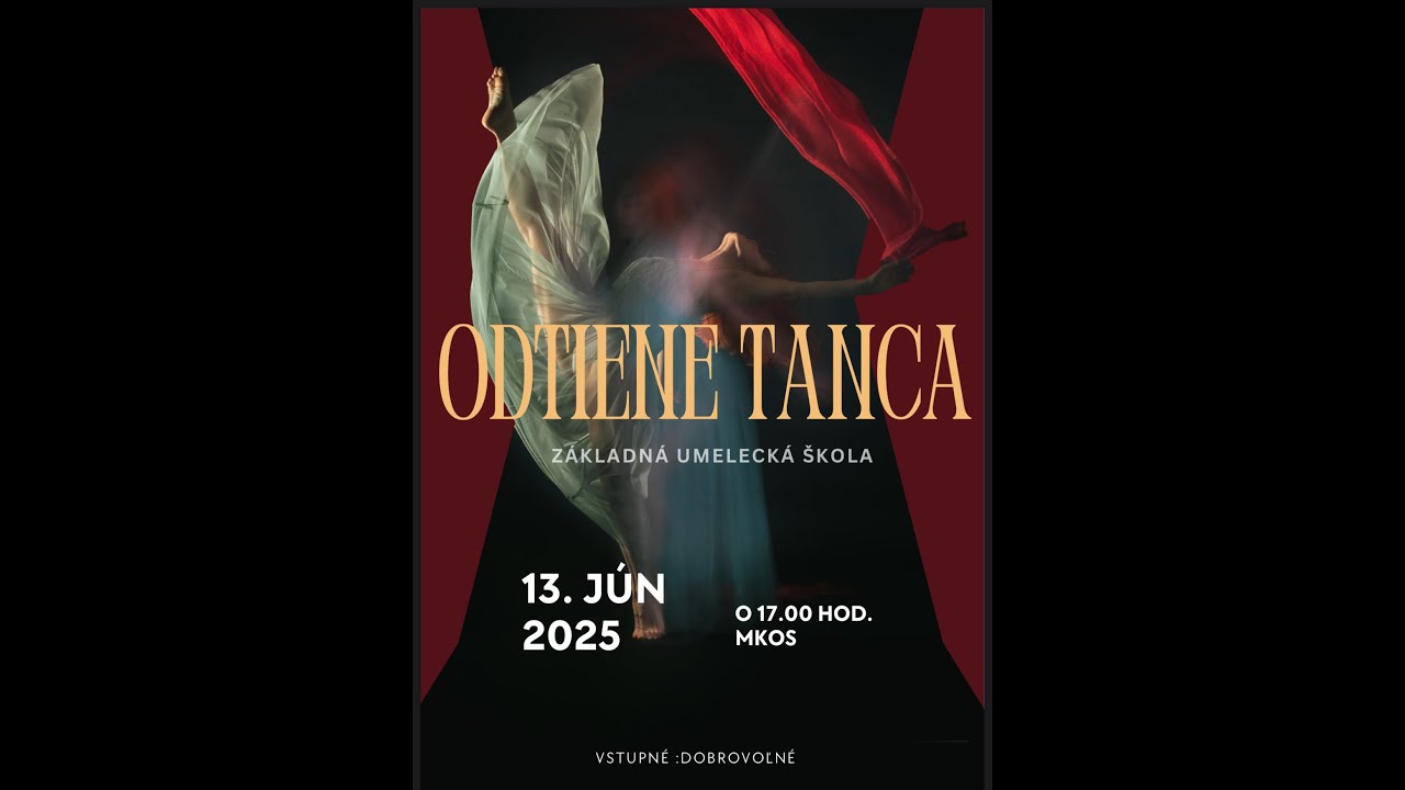 Odtiene tanca, ZUŠ Snina, 13.jún 2025