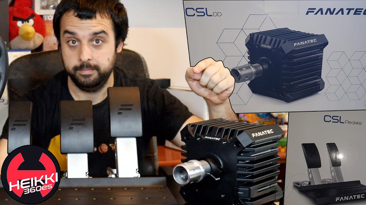 Primer unboxing en español del Fanatec CSL DD y los nuevos pedales CSL