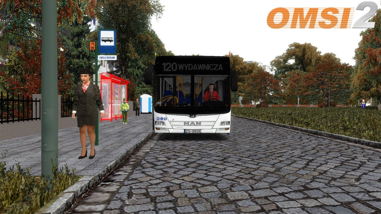 #OMSI2 #Szczecin by remi Linia 120 relacji Wydawnicza➡️Osiedle Mścięcino Pojazdem Man Lions A42