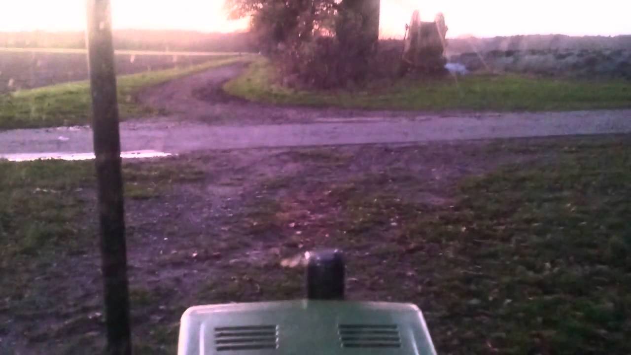 Rasenmähertrecker mit Eigenbau Kabine