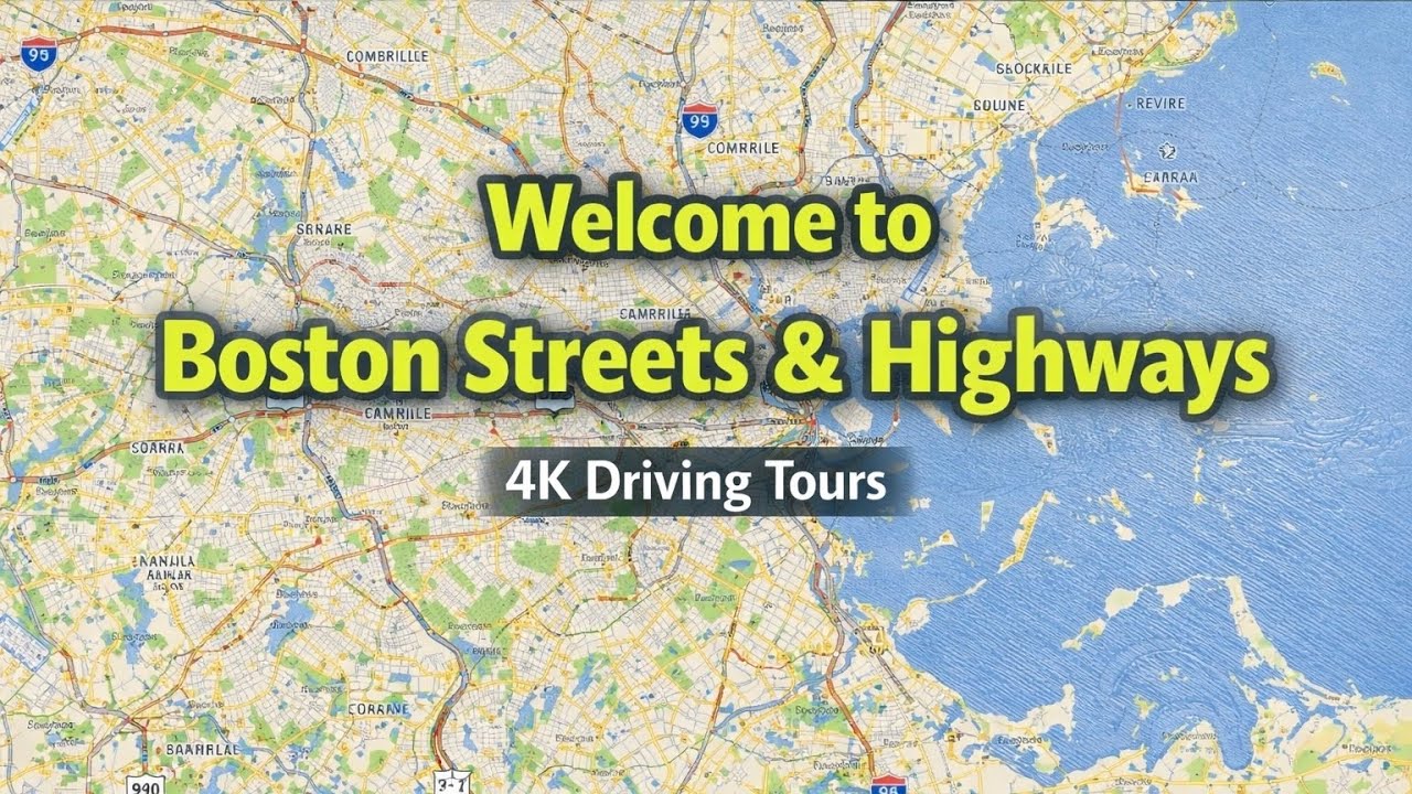 🚖 Welcome to Boston Streets & Highways 🚗 | 4K Driving Tours Channel Intro