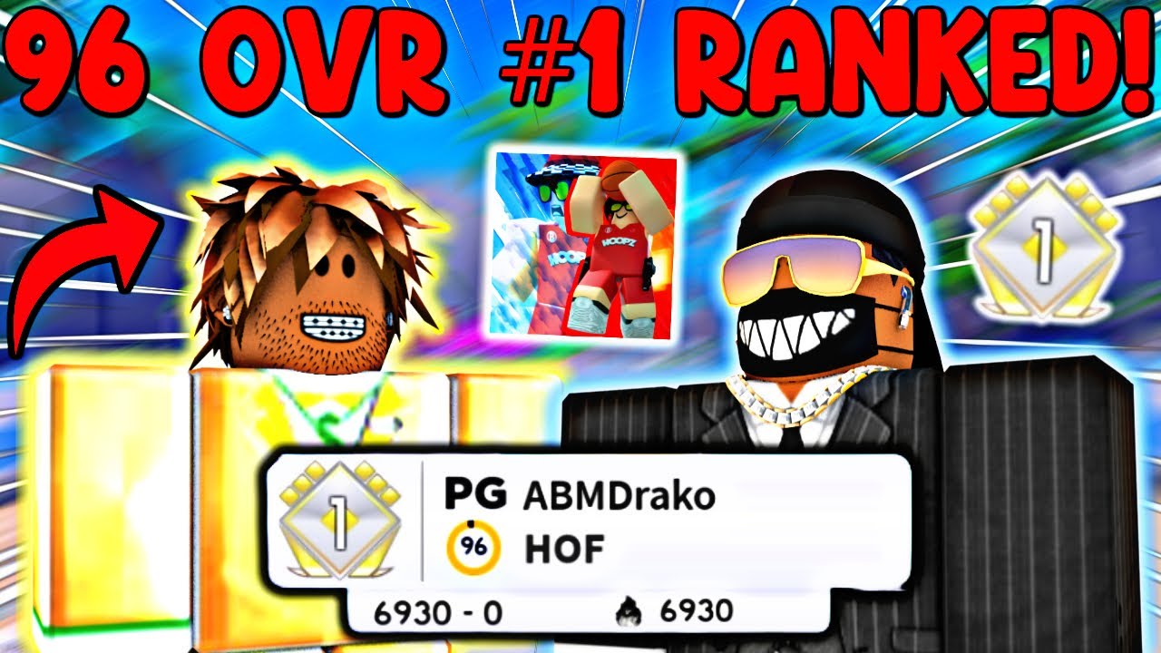 96 OVR #1 RANKED HOOPZ PLAYER GOES CRAZY!😱 | Feat. ABMDrako | (ROBLOX HOOPZ)