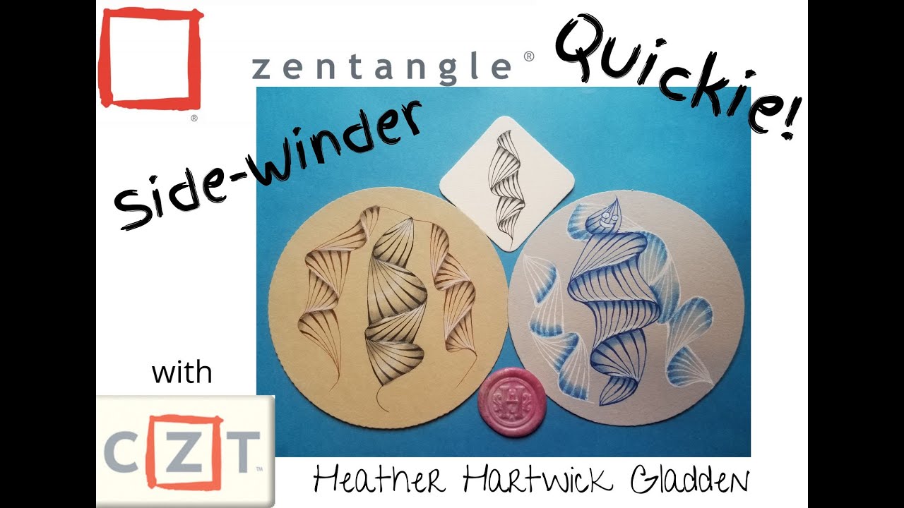 Side-Winder | Zentangle® Quickie