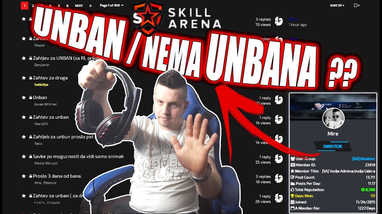 RESAVAM ZAHTEVE ZA UNBAN #2