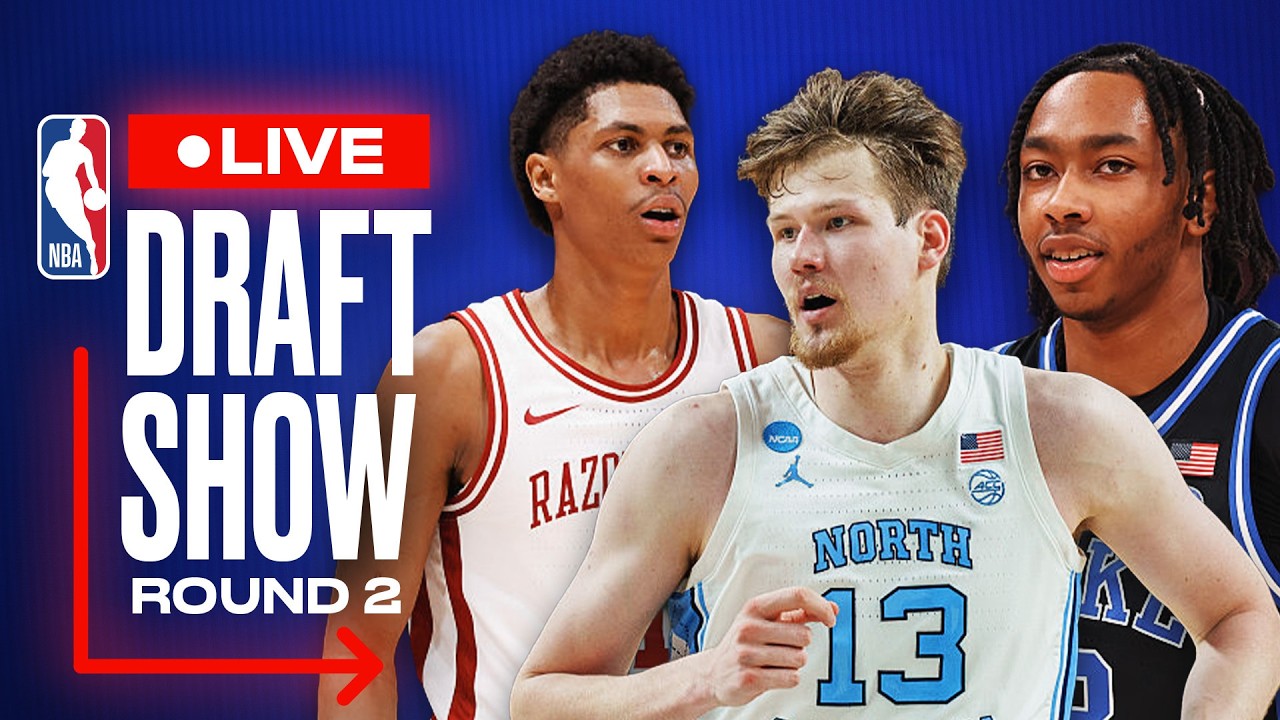 ⏰ 2026 NBA DRAFT LIVE | ROUND 2 ⏰