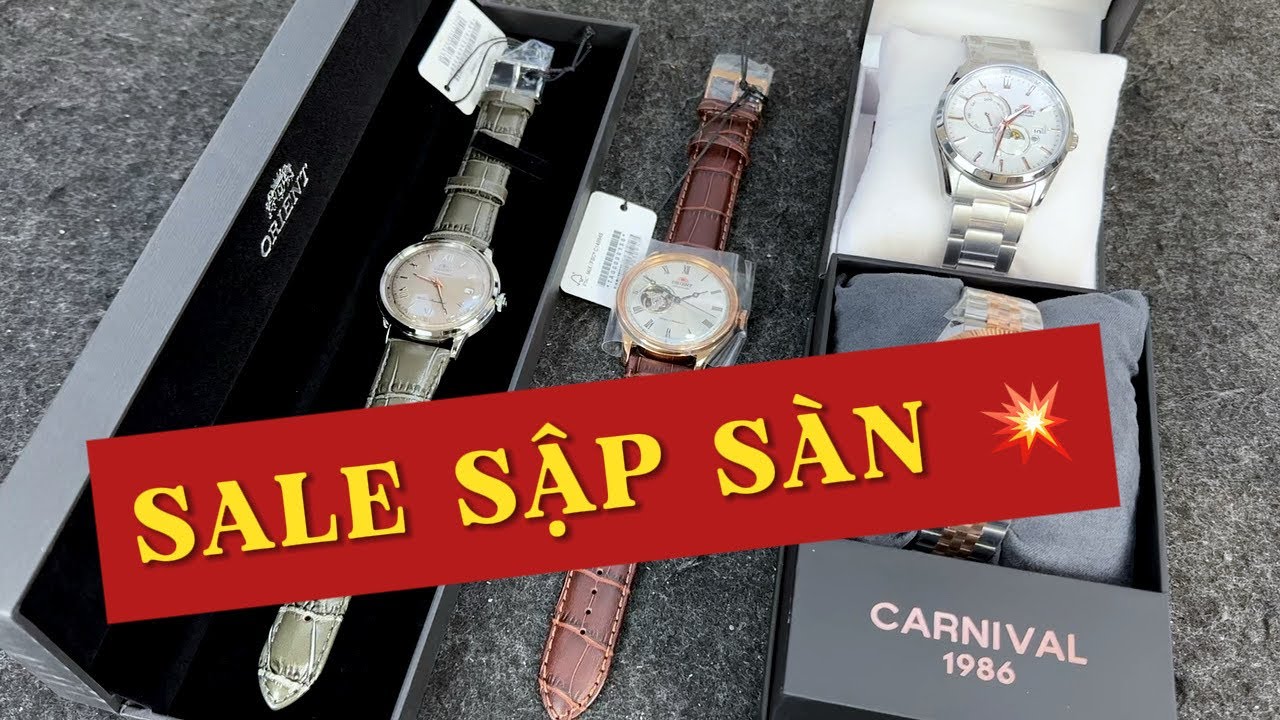 [ Sale Sập Sàn ] Lô Đồng Hồ Orient New Full Box - Giá Sale Sâu Cho AE Sắm Tết!