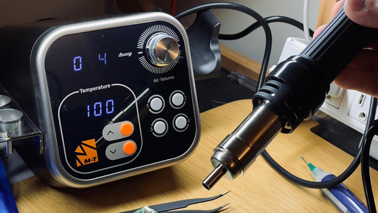 Unboxing M-T 700W Hot Air Rework Station | Dual LED Display