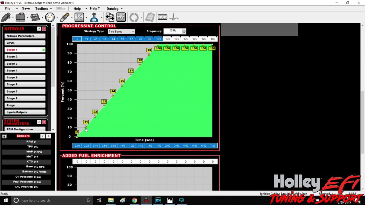 Holley Efi Nitrous Setup and configuring