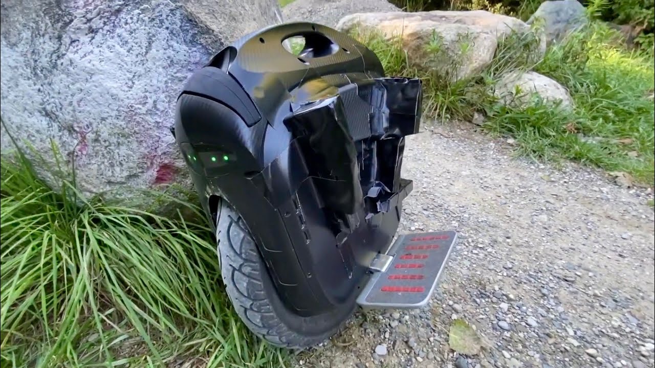 Gotway MSX DIY Power Pads - POV Electric Unicycle Trail Test