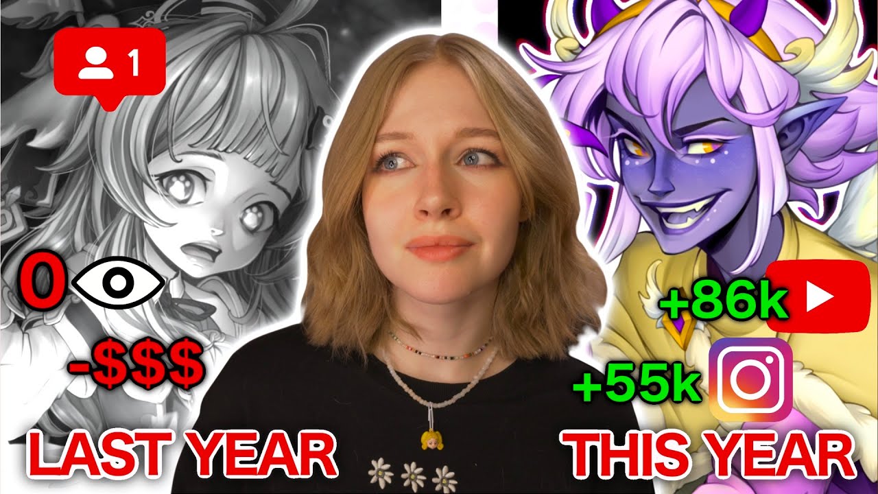 my takeaway from being a full-time ARTIST for a YEAR (rant+speedpaints)