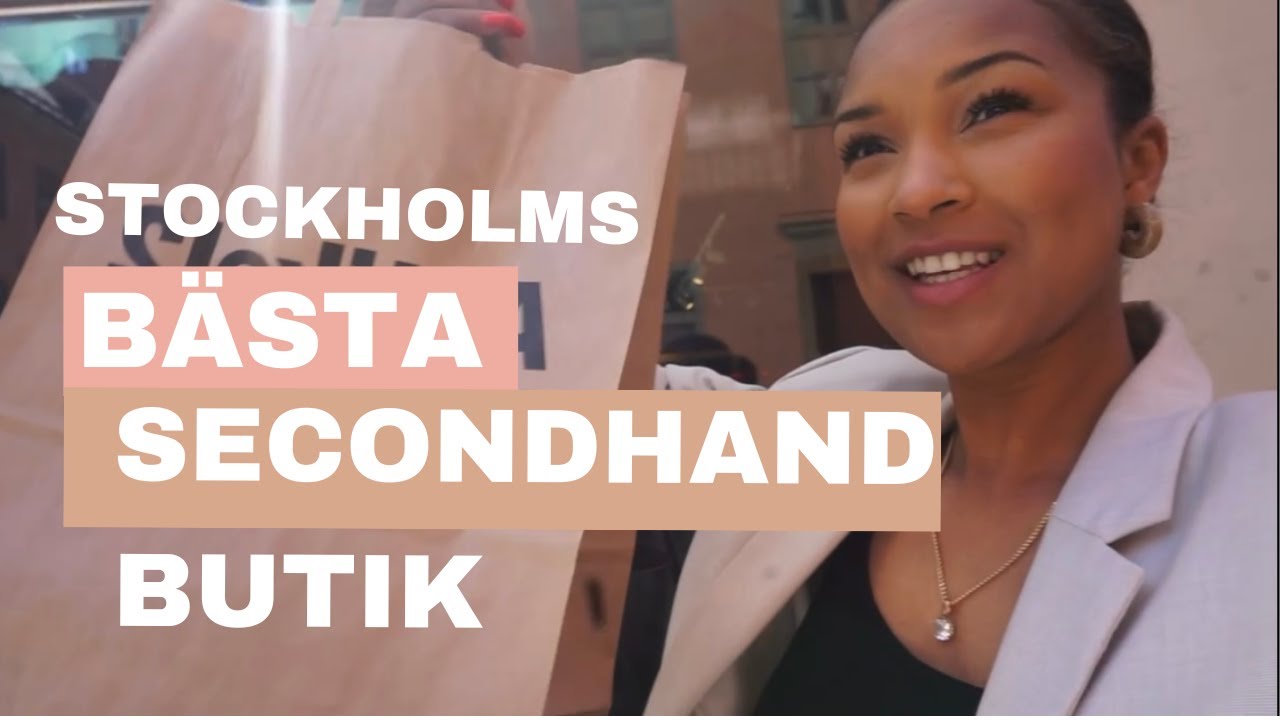 Hittar stockholms BÄSTA secondhand butik, följ med mig och shoppa