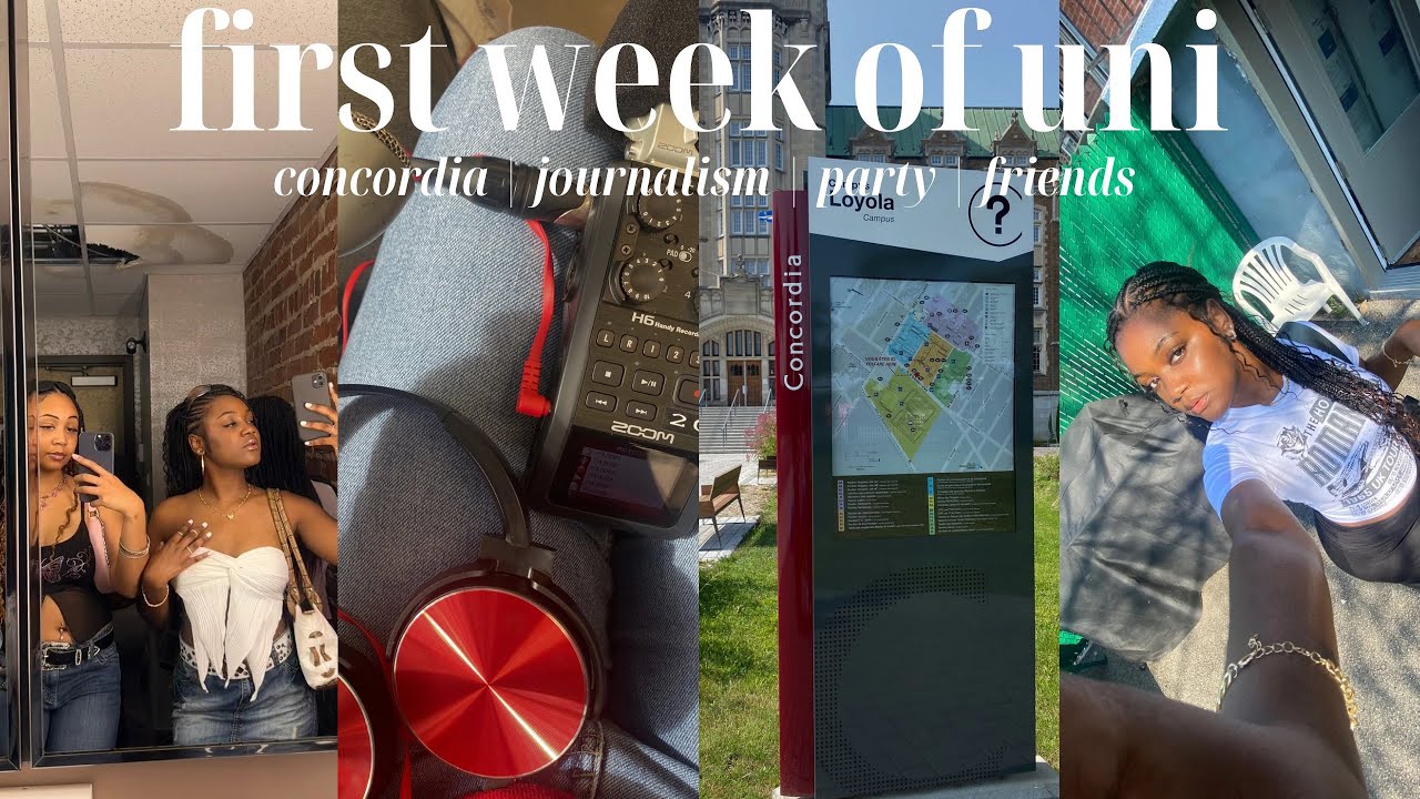 FIRST WEEK OF UNIVERSITY VLOG || Concordia U, Journalism, Friends & more 📚📹