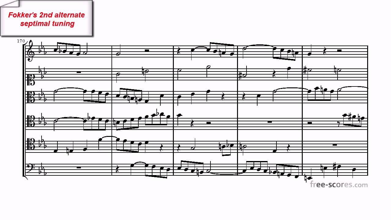 BACH RICERCAR A 6, from the 