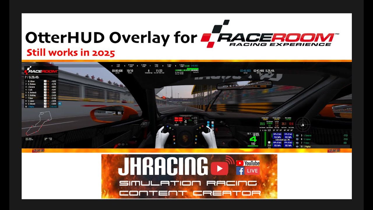 OtterHUD Race Room Overlay in 2025