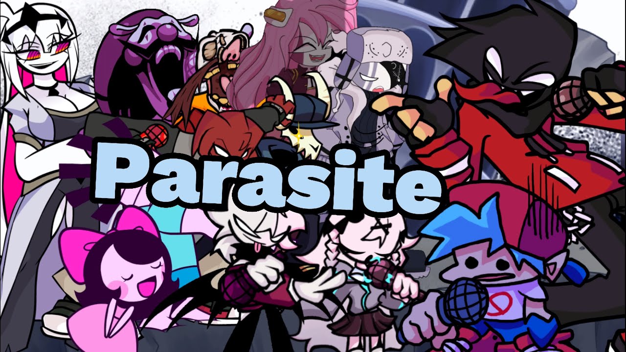 Parasite but Different Characters sings it【FNF】