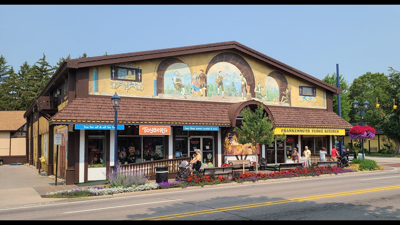 Tour of Frankenmuth, Michigan's Little Bavaria, A quaint little German town.