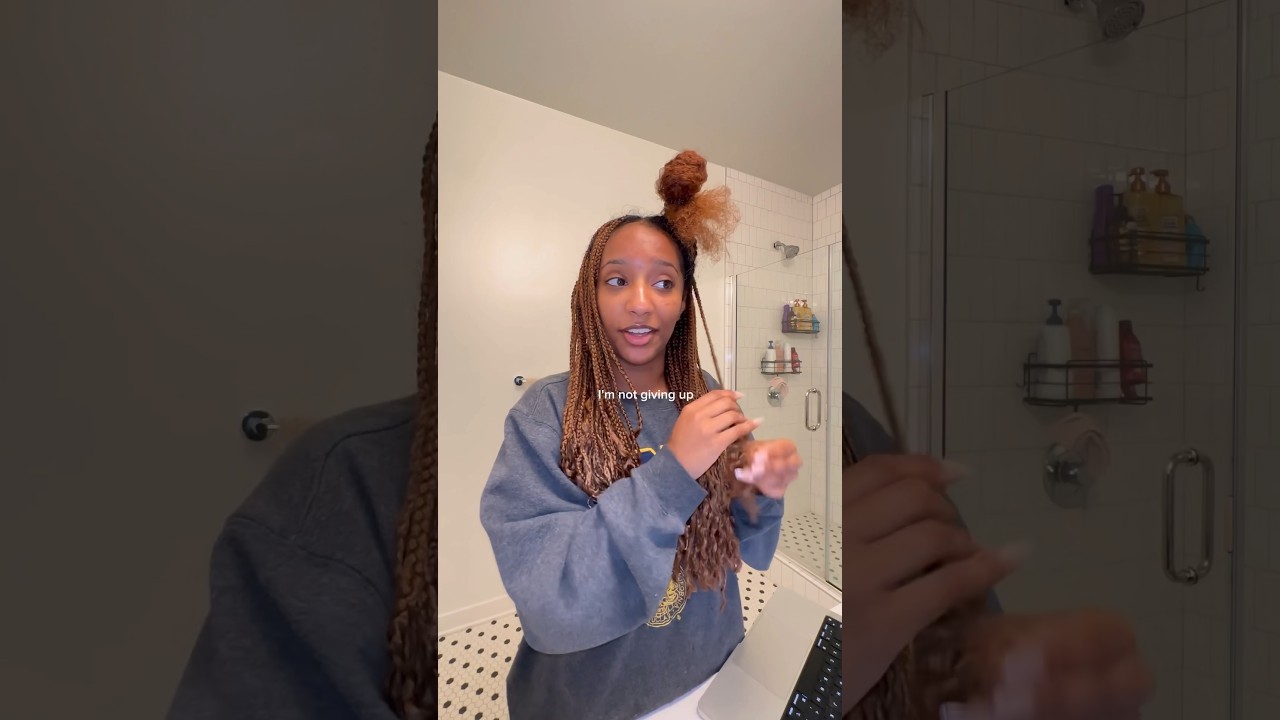 taking out my braids&hellip; #hairstyle #hairtransformation #gingerhair #copperhair