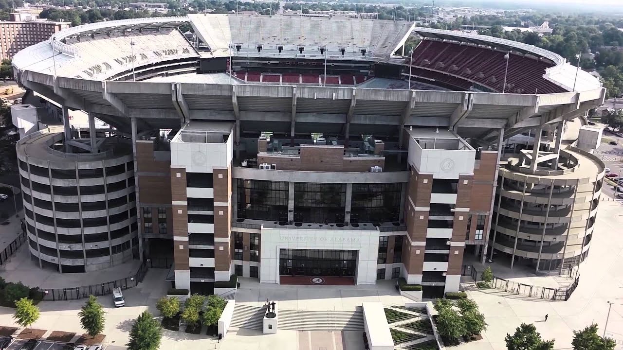 Bryant Denny Stadium - Crimson Tide - Drone Video