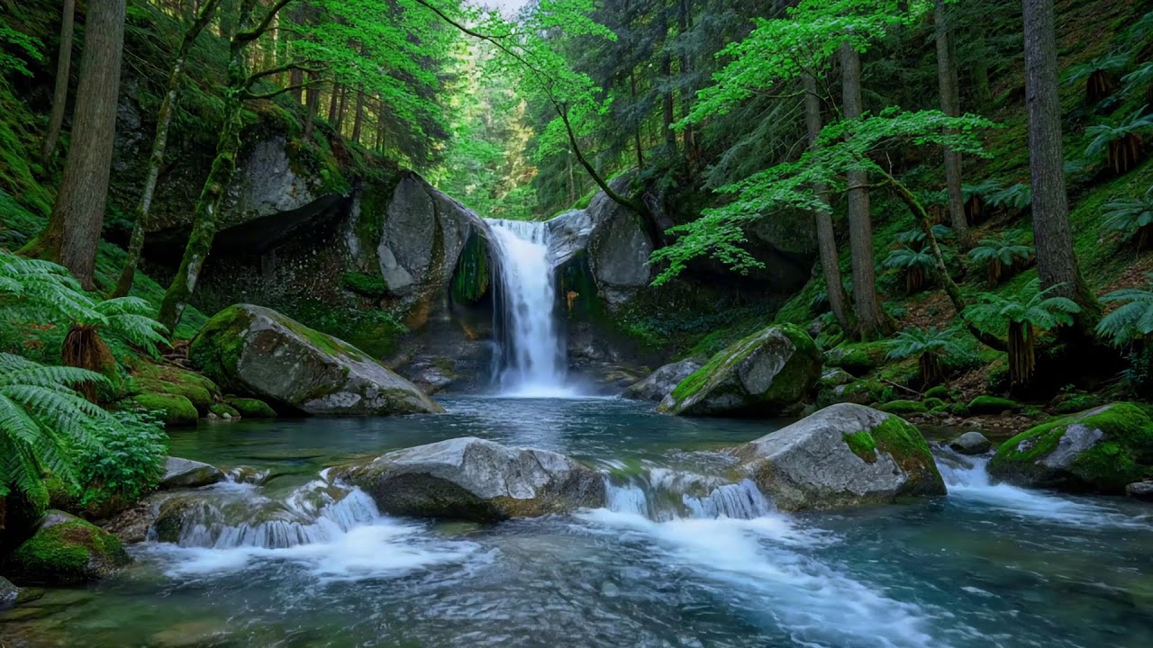 River Stream Sounds 🌊 Relaxing Water Ambience for Sleep and Stress Relief #1312
