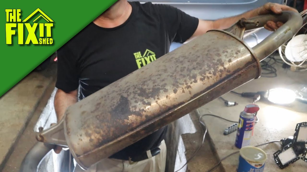 2006 Toyota Matrix 4WD Muffler Replacement – Quick and Easy DIY  | The Fixit Shed