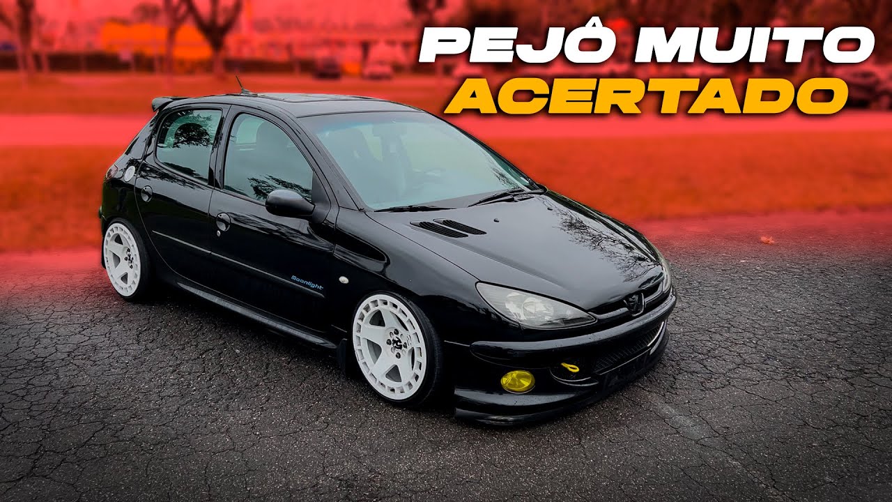 FALAM MAL, MAS QUEREM TER! - PEUGEOT 206 MOONLIGHT NA SUSP. AR E RODAS 17