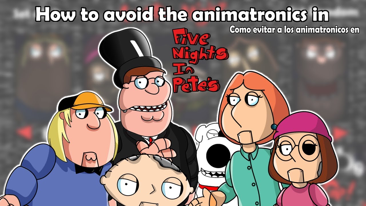 How to avoid the animatronics in Five Nights In Pete's|FNAF fangame|men9as| Five Nights In Pete's
