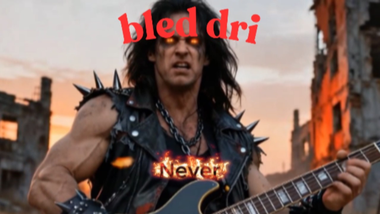 Bled Dri -Never. Hard rock blues heavy metal groove riffs music video.